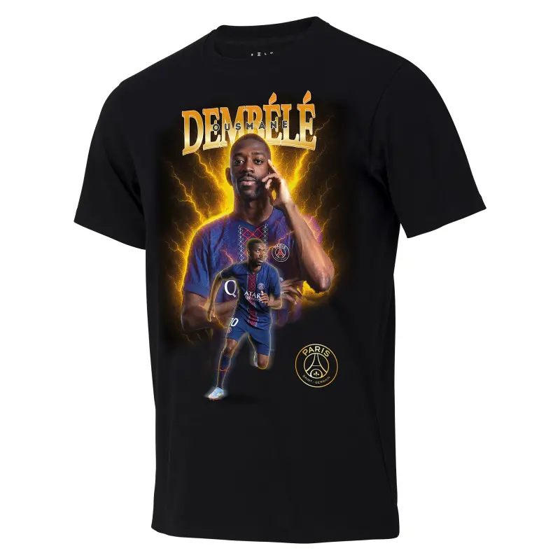 paris-saint-germain-dembl-t-shirt-black-203485797-10 Collection | Paris Saint-Germain Kits