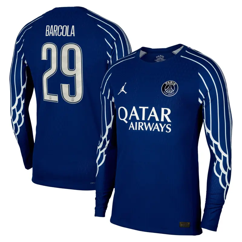 psg-jordan-fourth-dri-fit-adv-match-shirt-2024-25-long-sleeve-kids-with-cup-prin-202708802-29 Collection | Paris Saint-Germain Kits