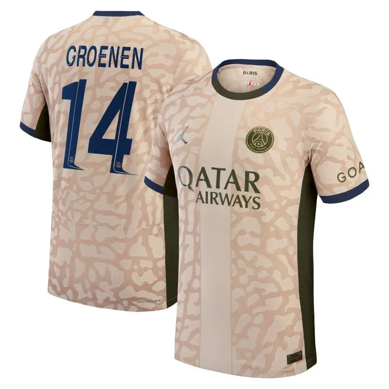 psg-jordan-fourth-dri-fit-adv-match-shirt-2324-with-groenen-14-printing-201184673-groenen-14 Collection | Paris Saint-Germain Kits