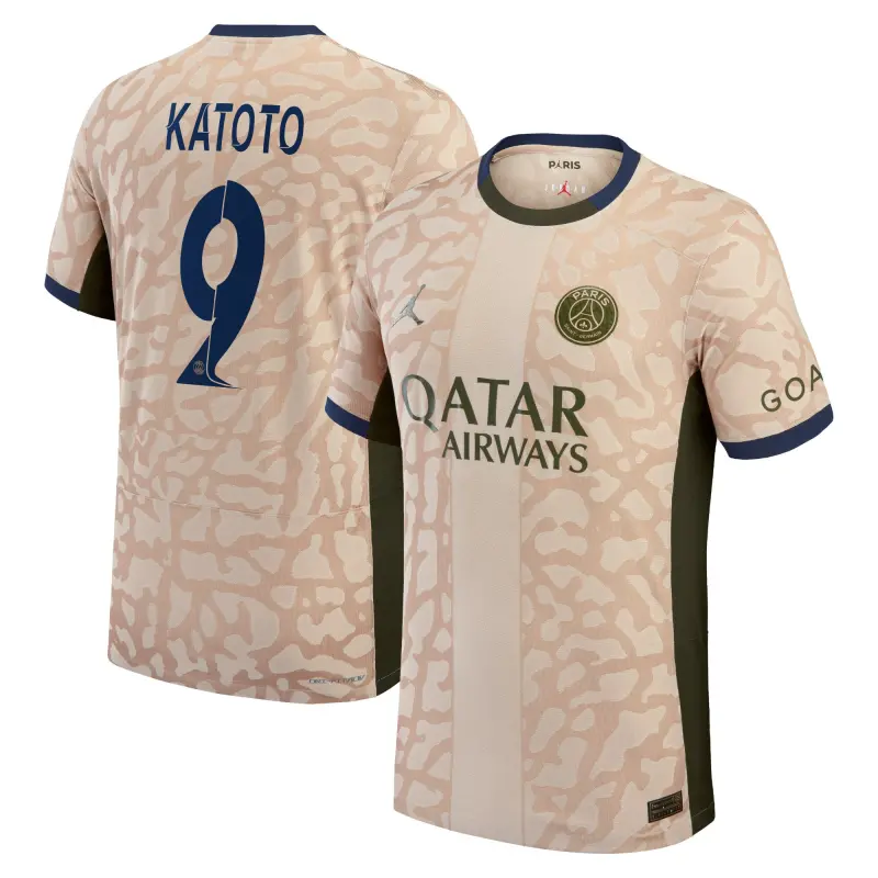 psg-jordan-fourth-dri-fit-adv-match-shirt-2324-with-katoto-9-printing-201184683-katoto-9 Collection | Paris Saint-Germain Kits