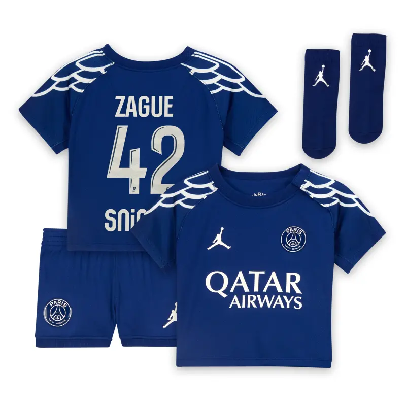 psg-jordan-fourth-stadium-kit-2024-25-infant-with-zague-42-printing-202708733-42 Collection | Paris Saint-Germain Kits