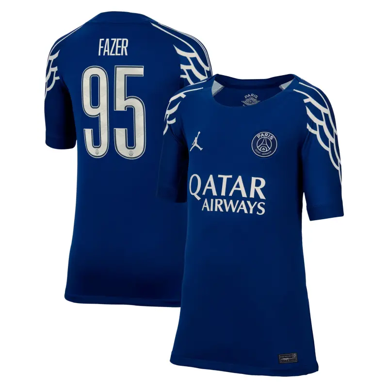 psg-jordan-fourth-stadium-shirt-2024-25-kids-with-fazer-95-printing-202709528-95 Collection | Paris Saint-Germain Kits