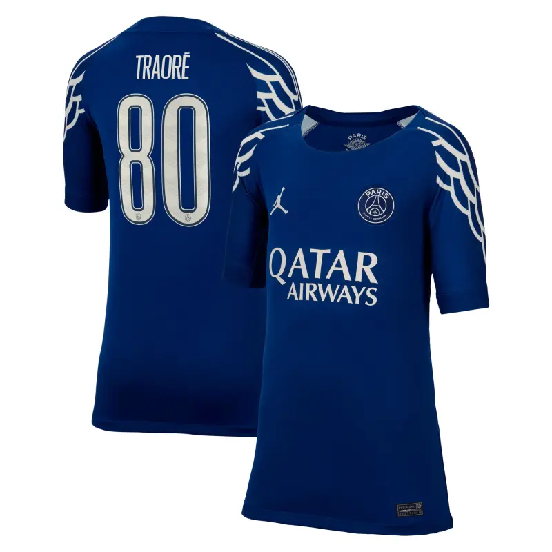 psg-jordan-fourth-stadium-shirt-2024-25-kids-with-traor-80-printing-202709550-traore-80 Collection | Paris Saint-Germain Kits