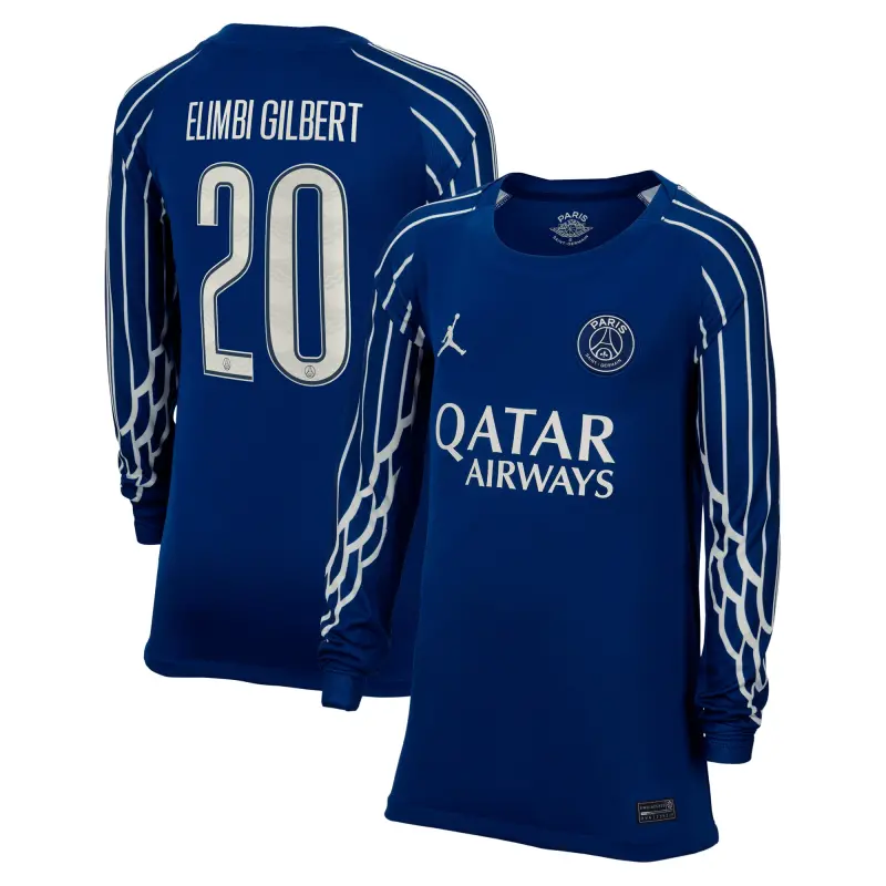 psg-jordan-fourth-stadium-shirt-2024-25-long-sleeve-kids-with-elimbi-gilbert-20–202709527-20 Collection | Paris Saint-Germain Kits