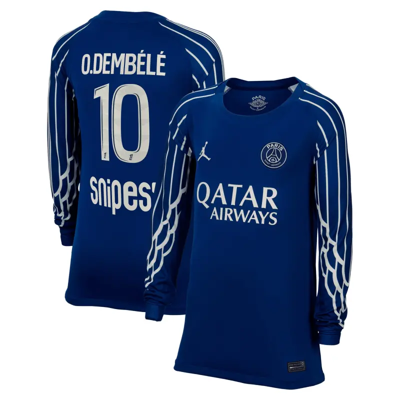 psg-jordan-fourth-stadium-shirt-2024-25-long-sleeve-kids-with-o-dembl-10-printin-202708578-odembele-10 Collection | Paris Saint-Germain Kits