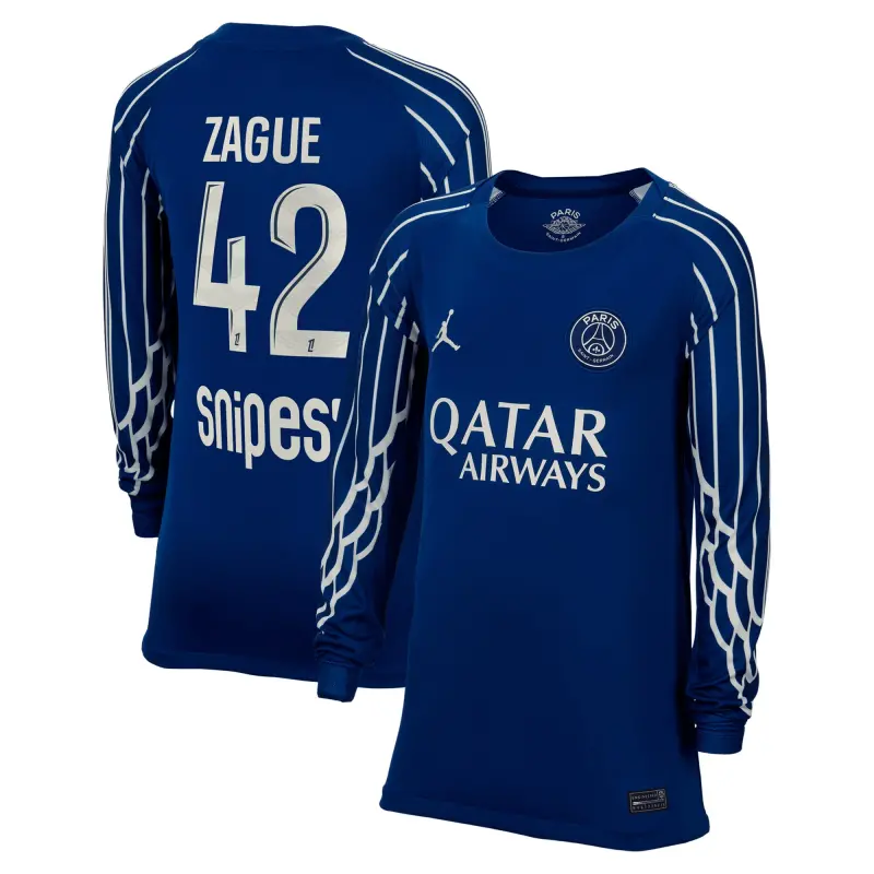 psg-jordan-fourth-stadium-shirt-2024-25-long-sleeve-kids-with-zague-42-printing-202708680-42 Collection | Paris Saint-Germain Kits