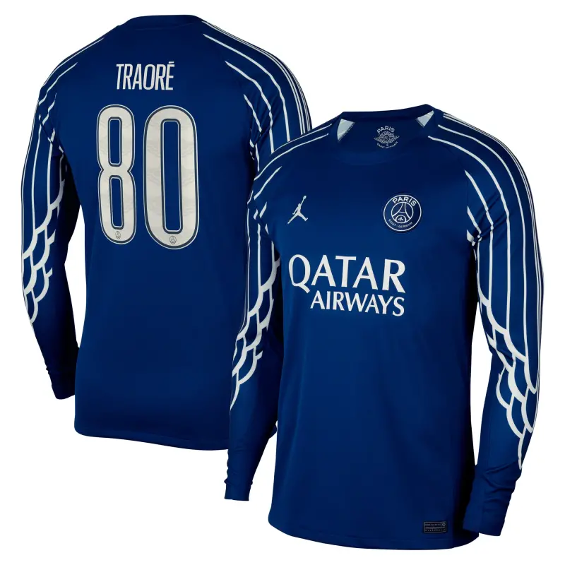 psg-jordan-fourth-stadium-shirt-2024-25-long-sleeve-with-traor-80-printing-202709581-traore-80 Collection | Paris Saint-Germain Kits