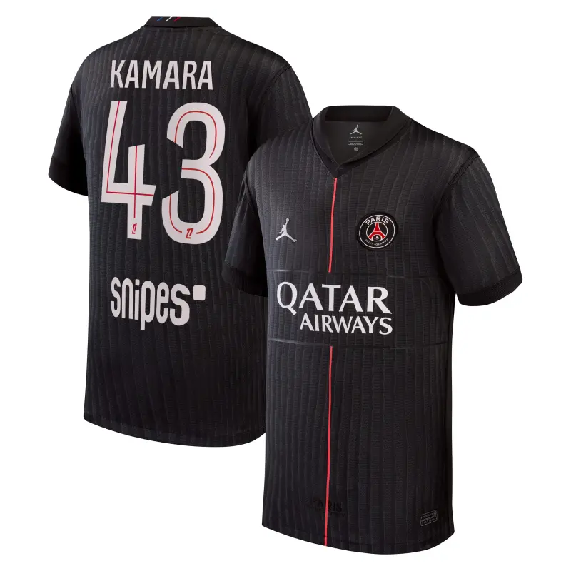psg-jordan-fourth-stadium-shirt-2025-26-kids-with-kamara-43-printing-203607208-43 Collection | Paris Saint-Germain Kits