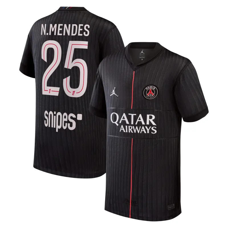 psg-jordan-fourth-stadium-shirt-2025-26-kids-with-n-mendes-25-printing-203607217-25 Collection | Paris Saint-Germain Kits