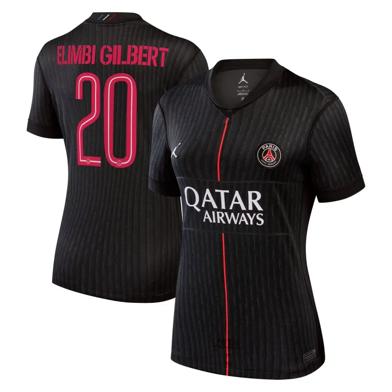 psg-jordan-fourth-stadium-shirt-2025-26-womens-with-elimbi-gilbert-20-printing-203607358-20 Collection | Paris Saint-Germain Kits