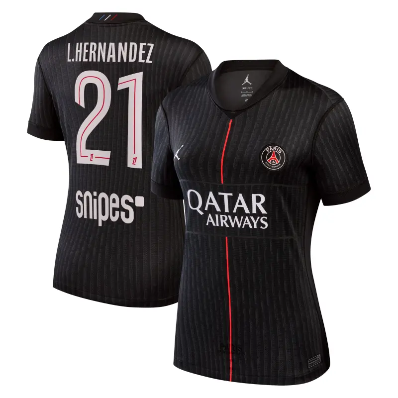 psg-jordan-fourth-stadium-shirt-2025-26-womens-with-l-hernandez-21-printing-203607165-21 Collection | Paris Saint-Germain Kits
