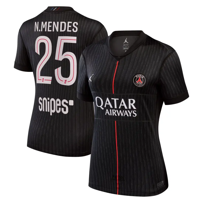 psg-jordan-fourth-stadium-shirt-2025-26-womens-with-n-mendes-25-printing-203607105-25 Collection | Paris Saint-Germain Kits