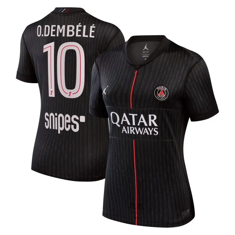 psg-jordan-fourth-stadium-shirt-2025-26-womens-with-o-dembl-10-printing-203607183-10 Collection | Paris Saint-Germain Kits