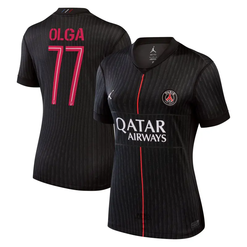 psg-jordan-fourth-stadium-shirt-2025-26-womens-with-olga-77-printing-203607388-77 Collection | Paris Saint-Germain Kits