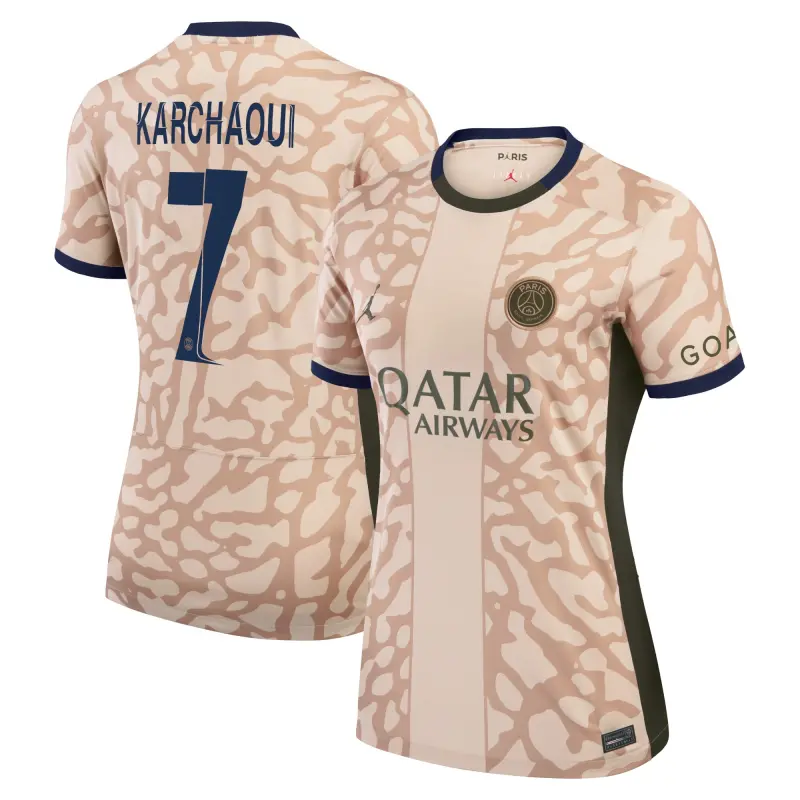 psg-jordan-fourth-stadium-shirt-2324-womens-with-karchaoui-7-printing-201184674-karchaoui-7 Collection | Paris Saint-Germain Kits