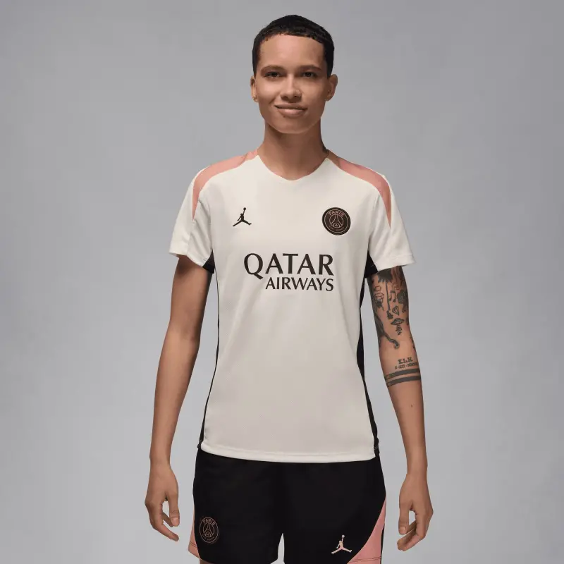 psg-jordan-strike-training-top-ivory-womens-201545596 Collection | Paris Saint-Germain Kits