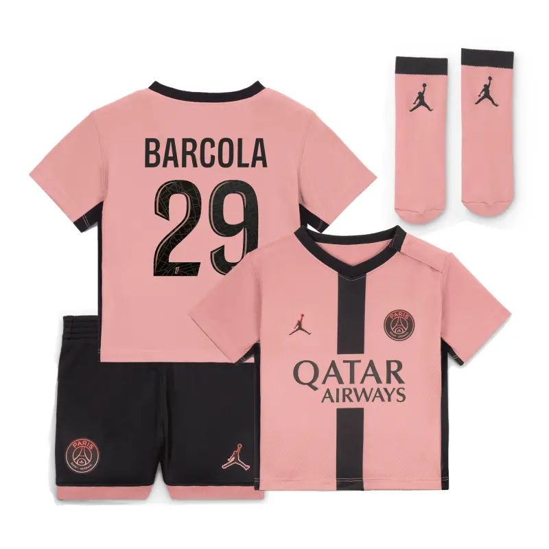 psg-jordan-third-stadium-mini-kit-2024-25-infants-with-barcola-29-printing-202225558-29 Collection | Paris Saint-Germain Kits