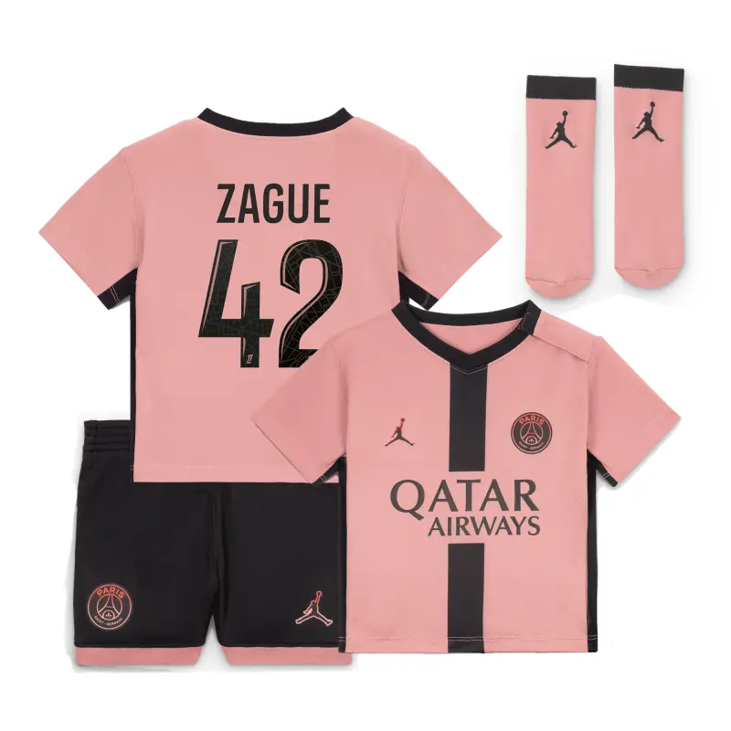 psg-jordan-third-stadium-mini-kit-2024-25-infants-with-zague-42-printing-202225484-42 Collection | Paris Saint-Germain Kits