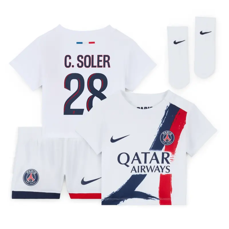 psg-nike-away-stadium-kit-2024-2025-infants-with-c-soler-28-printing-201913570-28 Collection | Paris Saint-Germain Kits