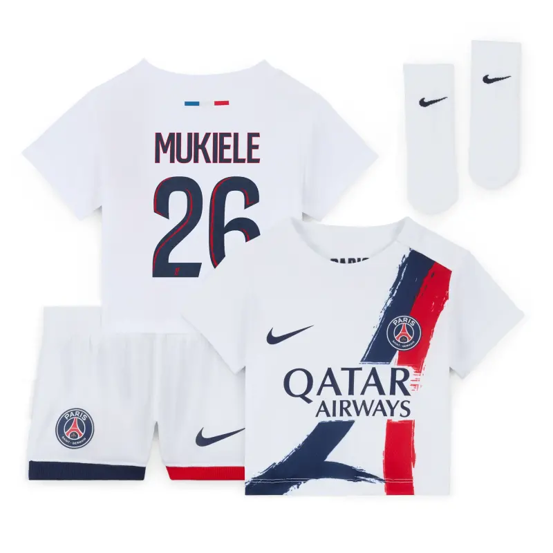 psg-nike-away-stadium-kit-2024-2025-infants-with-mukiele-26-printing-201913630-26 Collection | Paris Saint-Germain Kits