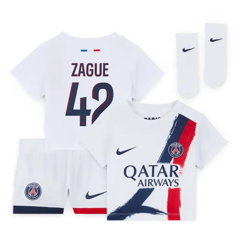 psg-nike-away-stadium-kit-2024-2025-infants-with-zague-42-printing-202135473-42 Collection | Paris Saint-Germain Kits