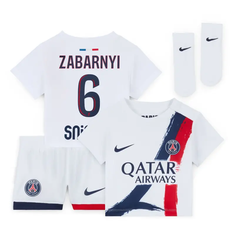 psg-nike-away-stadium-kit-2025-2026-infants-with-zabarnyi-6-printing-203391250-06 Collection | Paris Saint-Germain Kits