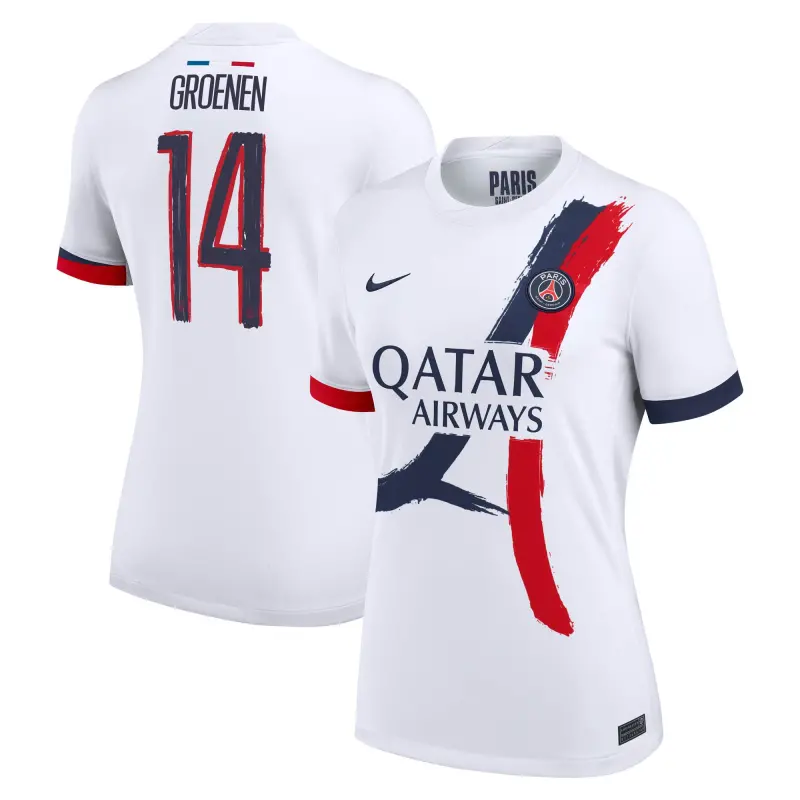 psg-nike-away-stadium-shirt-2024-2025-womens-with-groenen-14-printing-202333310-groenen-14 Collection | Paris Saint-Germain Kits