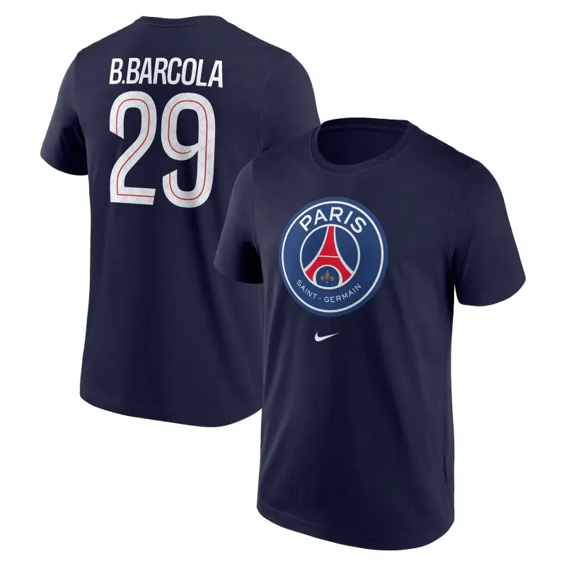 psg-nike-barcola-29-graphic-t-shirt-navy-mens-203293375-29 Collection | Paris Saint-Germain Kits