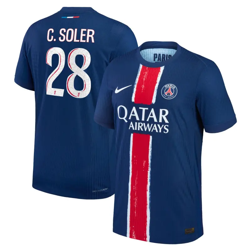 psg-nike-dri-fit-adv-home-match-shirt-2024-25-with-c-soler-28-printing-201610886-28 Collection | Paris Saint-Germain Kits