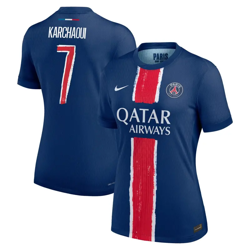 psg-nike-dri-fit-adv-home-match-shirt-2024-25-womens-with-karchaoui-7-printing-201614134-karchaoui-7 Collection | Paris Saint-Germain Kits