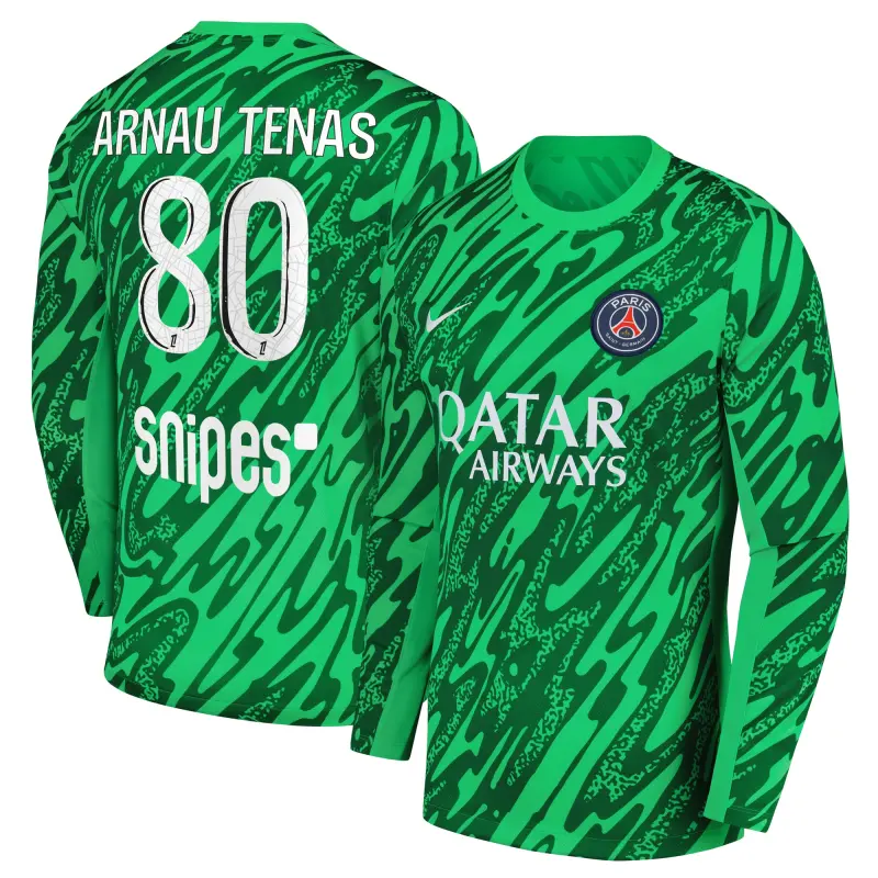 psg-nike-goalkeeper-stadium-shirt-2024-25-with-arnau-tenas-80-printing-201613866-80 Collection | Paris Saint-Germain Kits
