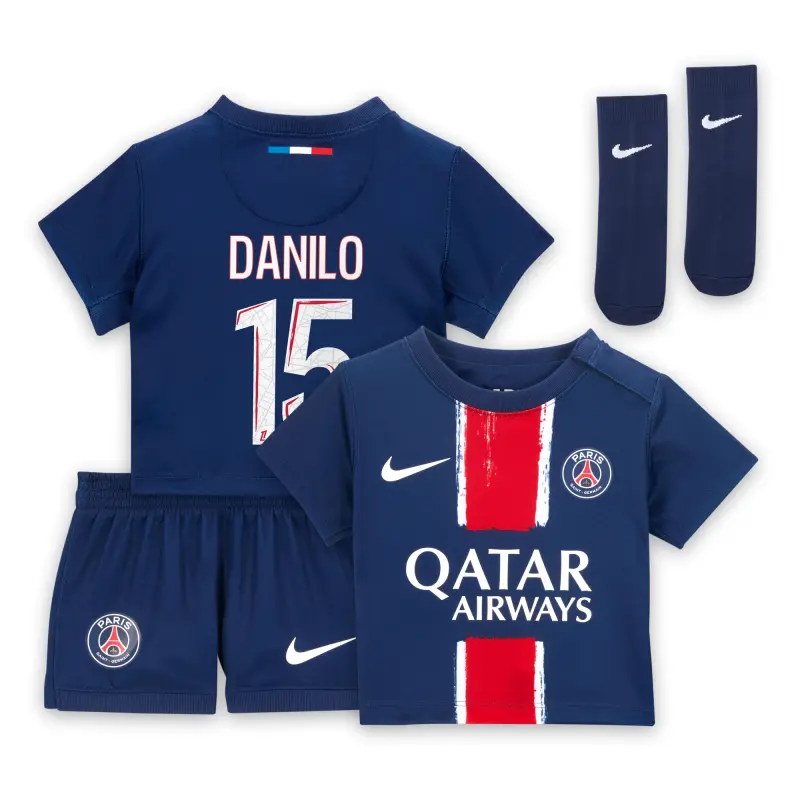 psg-nike-home-mini-kit-2024-25-infants-with-danilo-15-printing-201613694-15 Collection | Paris Saint-Germain Kits