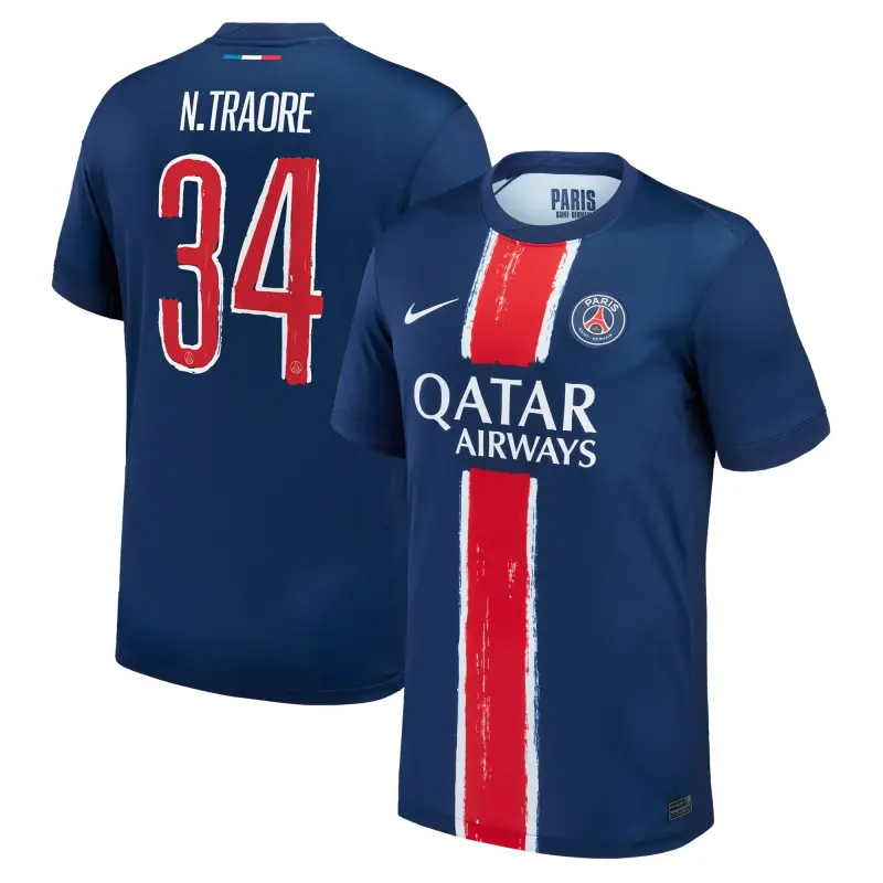 psg-nike-home-stadium-shirt-2024-25-with-n-traor-34-printing-202850306-34 Collection | Paris Saint-Germain Kits